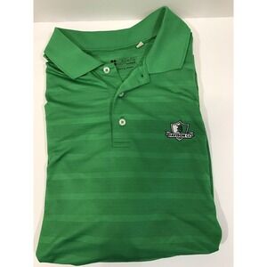mens green gear brand polo golf shirt size large